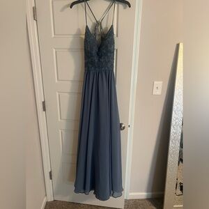 Size 8 blue dress